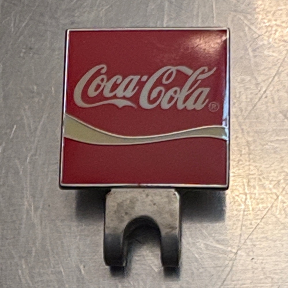 Vintage Coca-Cola Red and Silver Clip Magnetic